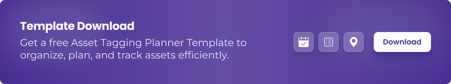Asset Tagging Planner Template