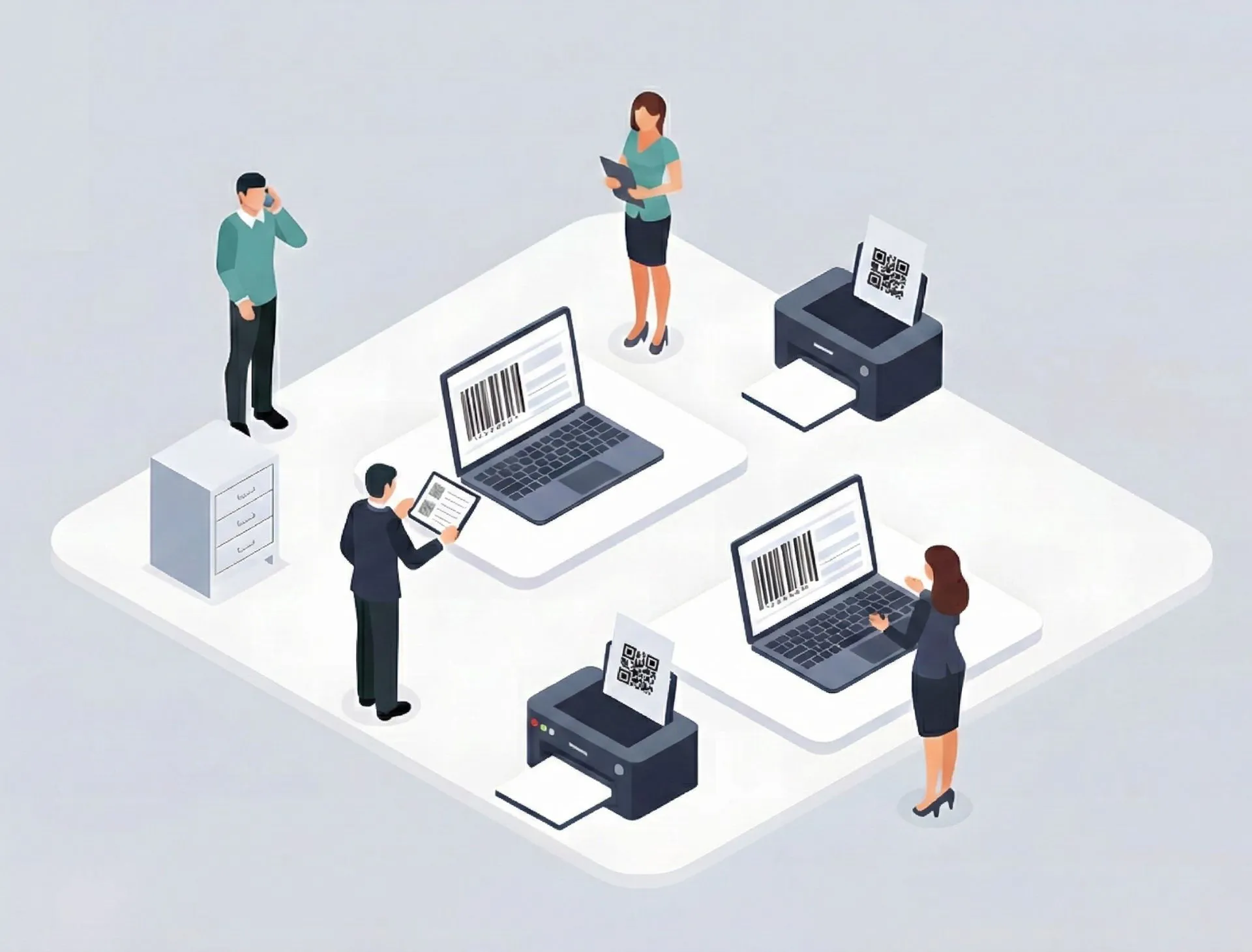 Barcode & QR Based Tracking (real)