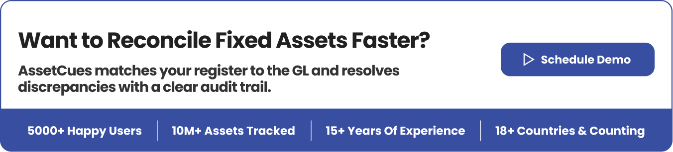 want to reconcille fixed asset faster