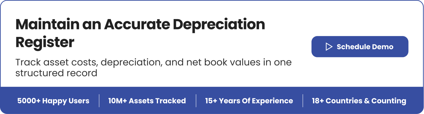 depreciation register